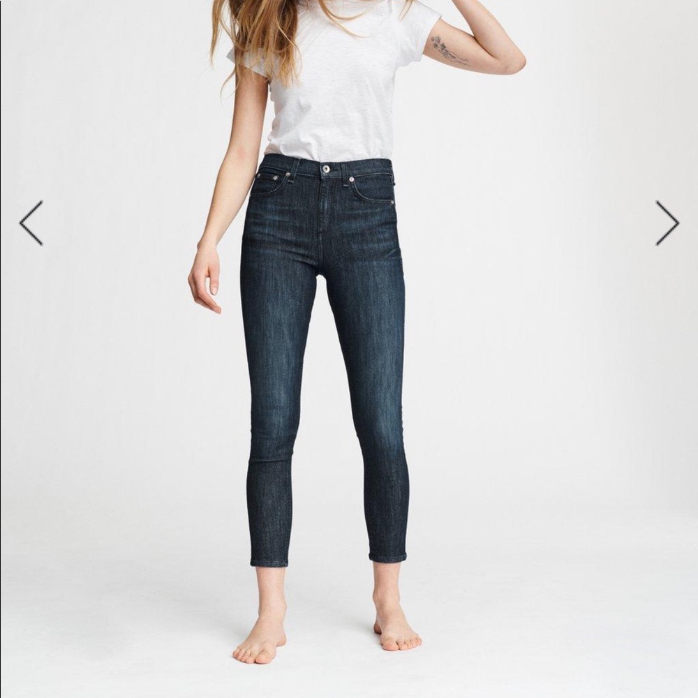 Rag & Bone Ankle Skinny Jeans Dark Wash size 26